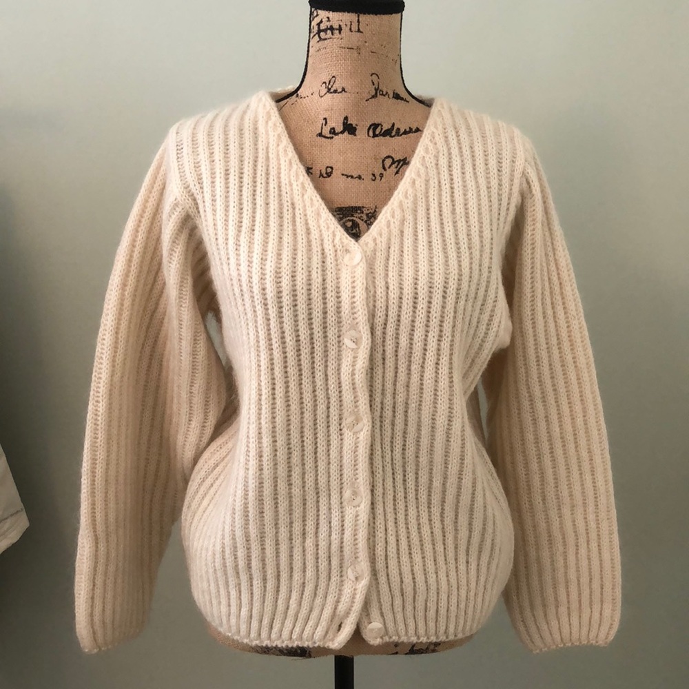 Beautiful LL Bean Mohair Cardigan S